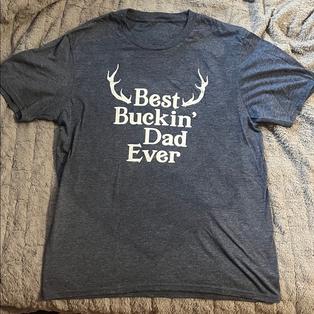 Men's Gray Graphic T-Shirt | L